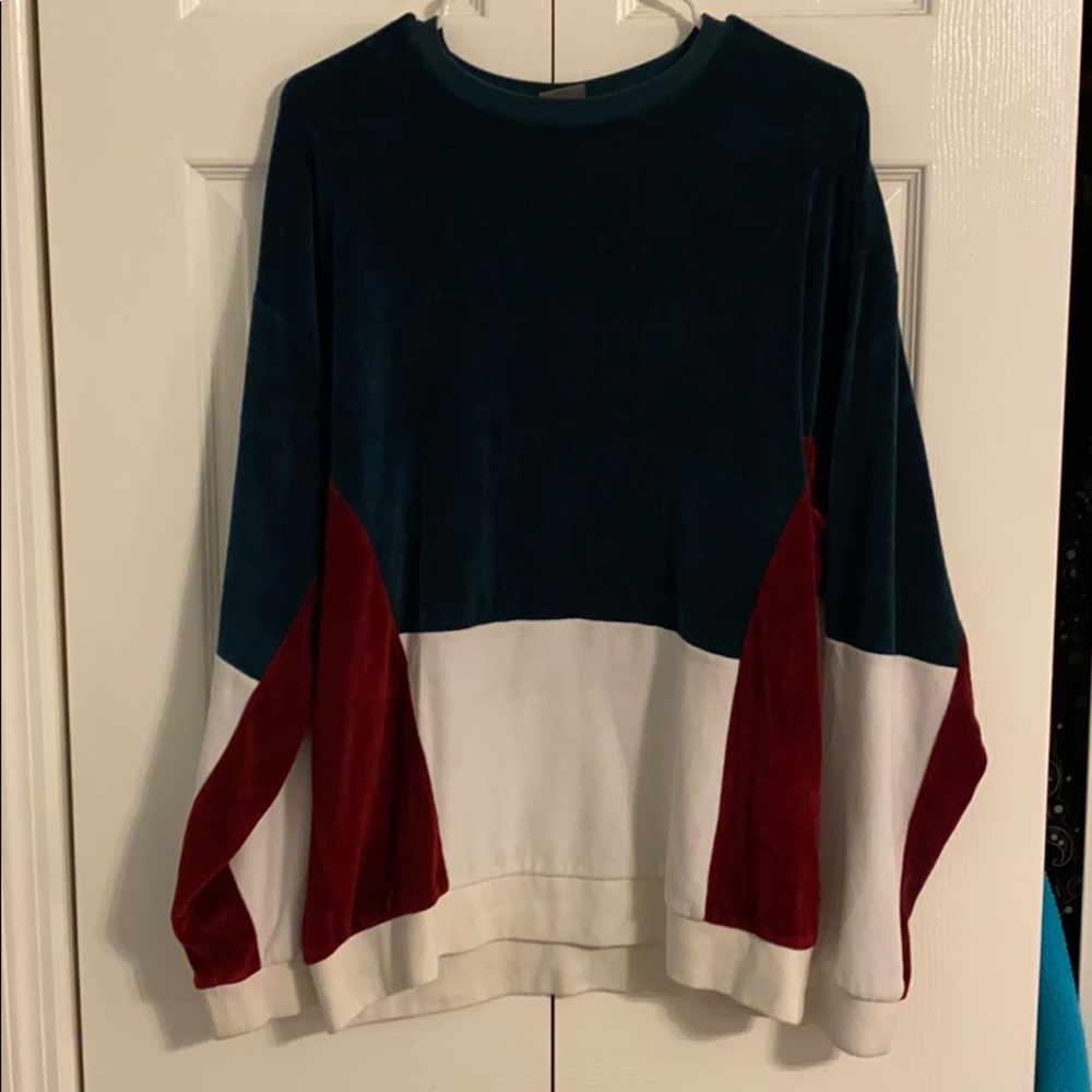 asos colorblock sweater